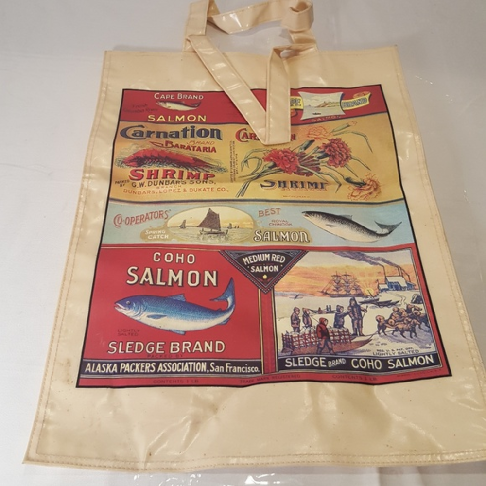 Salmon, Fish Supermarket‎ Re-usable Tote Bag Mystic